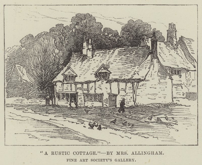 Rustykalny domek autorstwa Helen Allingham