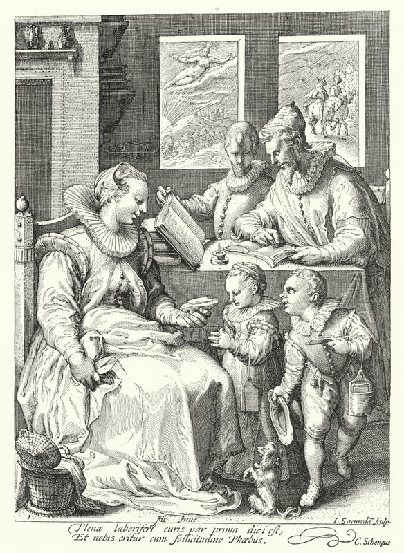 Rano (grawerowanie) autorstwa Hendrik (after) Goltzius
