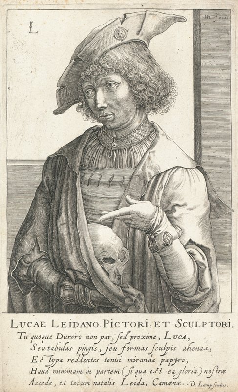 Lucas van Leyden, holenderski grawer i malarz autorstwa Hendrik I Hondius