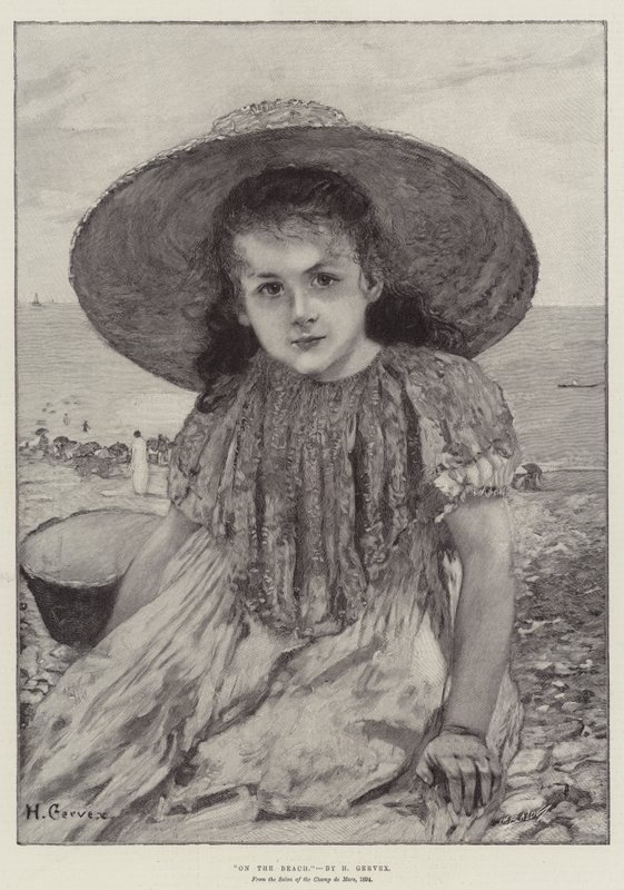 Na plaży autorstwa Henri Gervex