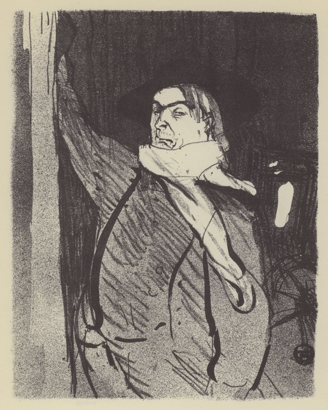 Aristide Bruant autorstwa Henri de Toulouse Lautrec