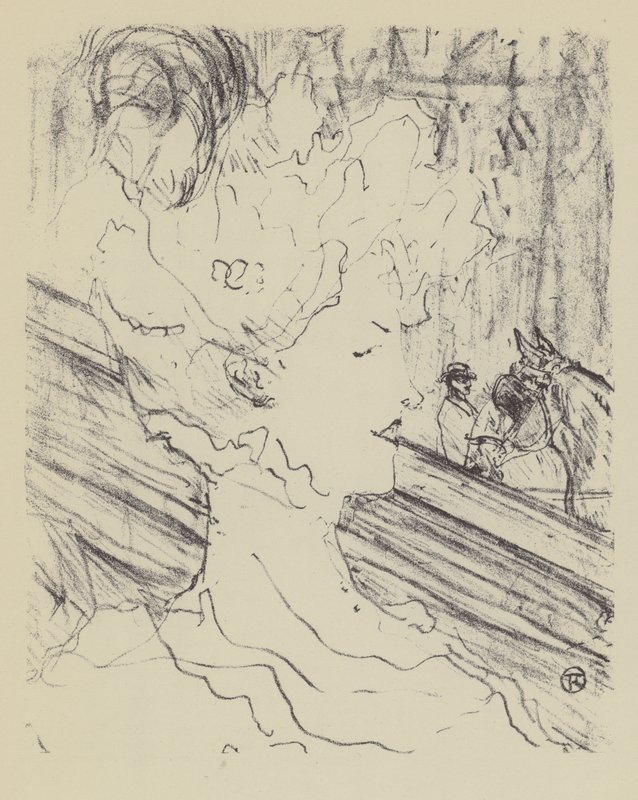 Emilienne DAlencon autorstwa Henri de Toulouse Lautrec