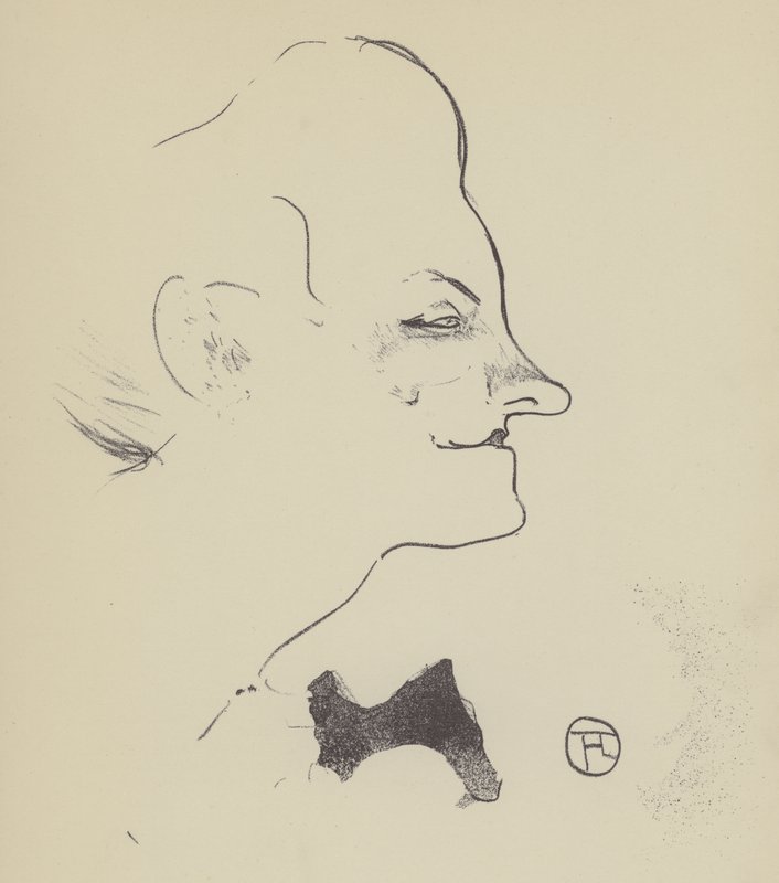 Yvette Gilbert autorstwa Henri de Toulouse-Lautrec