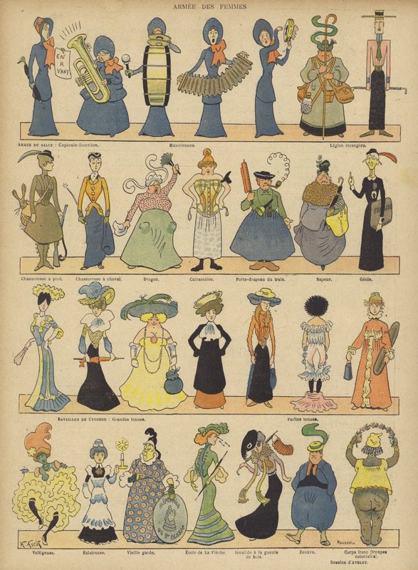 Ilustracja do Le Rire autorstwa Henri Avelot