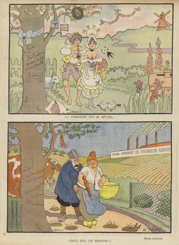 Ilustracja do Le Rire autorstwa Henri Avelot