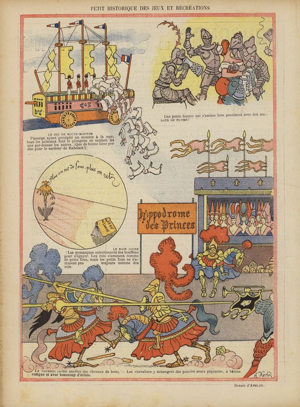 Ilustracja do Le Rire autorstwa Henri Avelot
