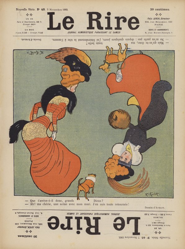 Ilustracja do Le Rire autorstwa Henri Avelot
