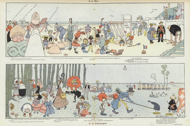 Ilustracja do Le Rire autorstwa Henri Avelot