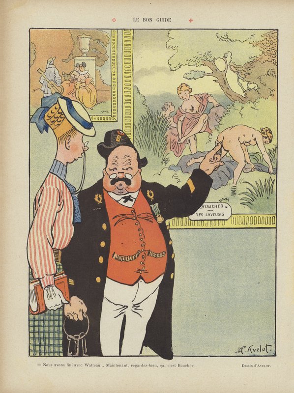 Ilustracja do Le Rire autorstwa Henri Avelot