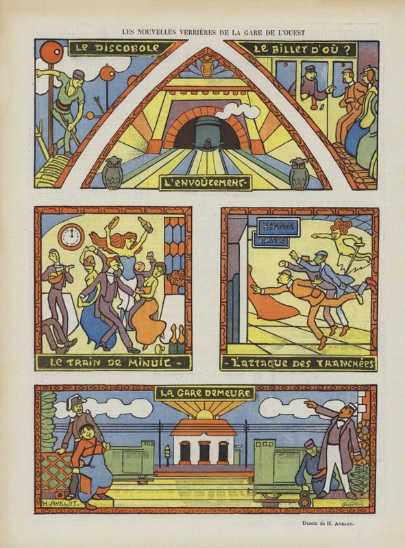 Ilustracja do Le Rire autorstwa Henri Avelot