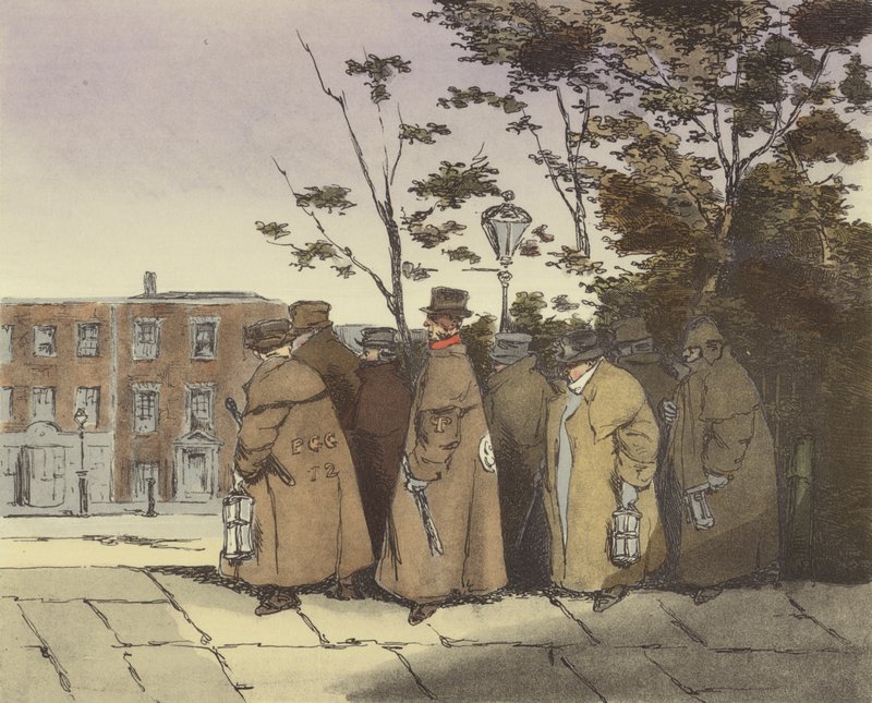 Powrót strażników autorstwa Henri Bonaventure Monnier