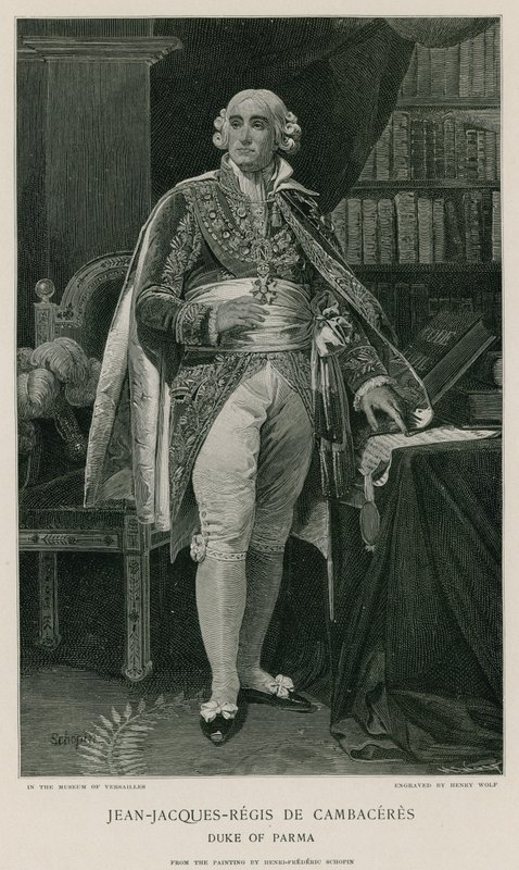 Jean-Jacques-Regis de Cambaceres autorstwa Henri Frederic Schopin