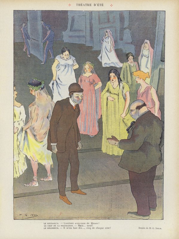 Ilustracja do Le Rire autorstwa Henri-Gabriel Ibels
