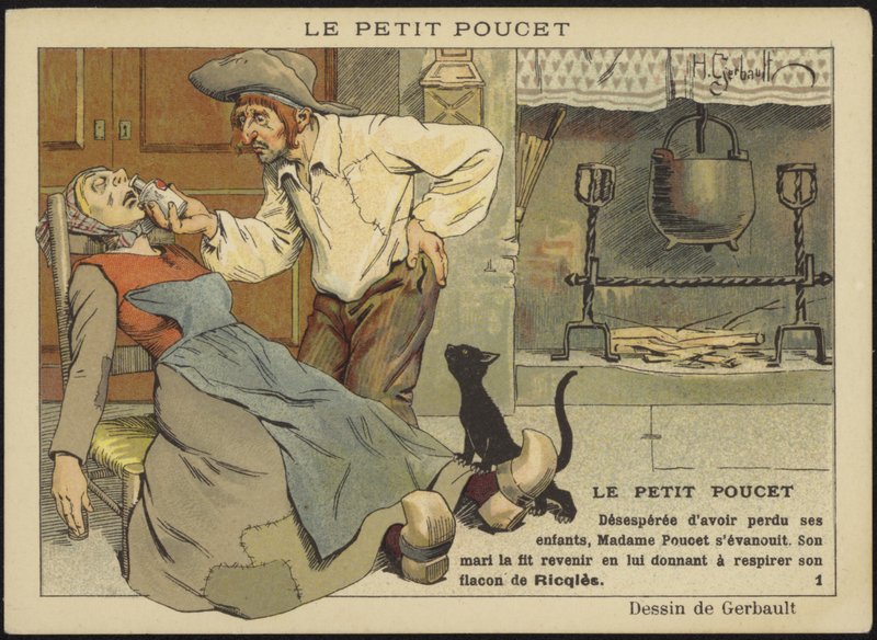 Reklama Ricqles Peppermint Cure (kolor lito) autorstwa Henri Gerbault