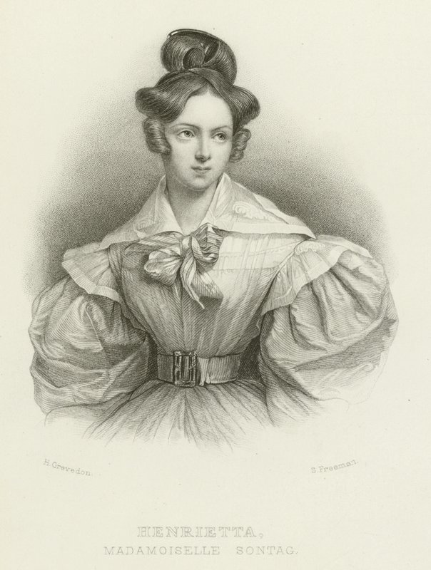 Henrietta, Madamoiselle Sontag autorstwa Henri Grevedon