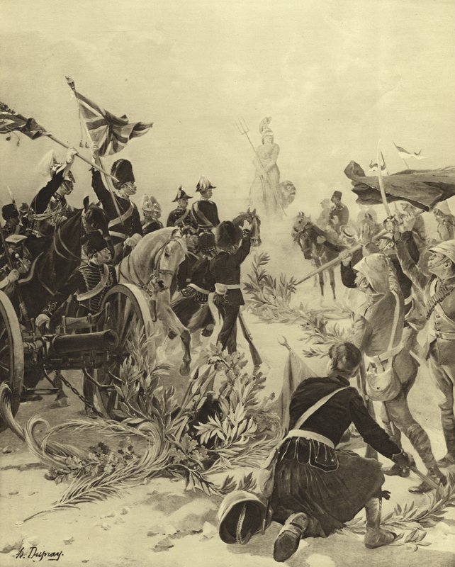 Reguła Britannia (wklęsłodruk) autorstwa Henri Louis Dupray