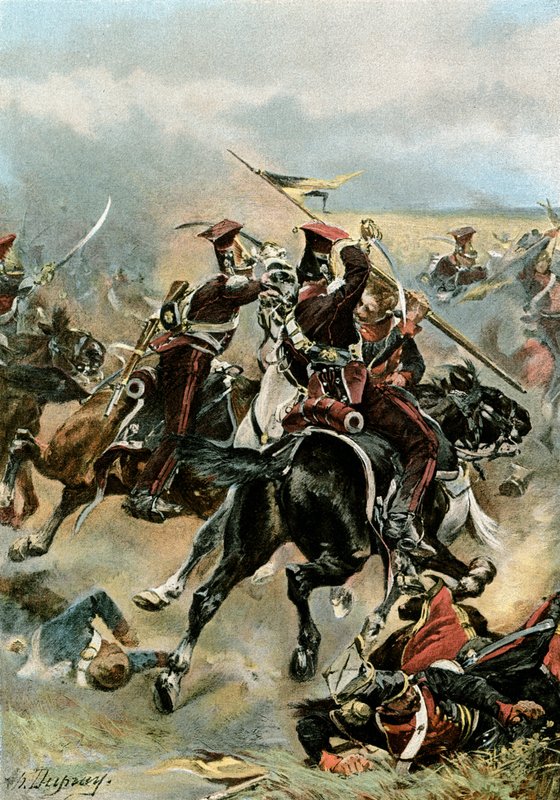 Lekki koń w Wagram autorstwa Henri Louis Dupray