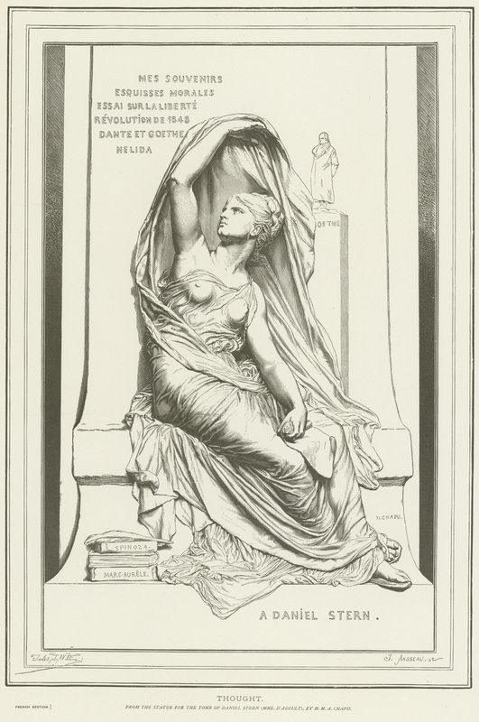 Alegoria myśli autorstwa Henri Michel Antoine Chapu