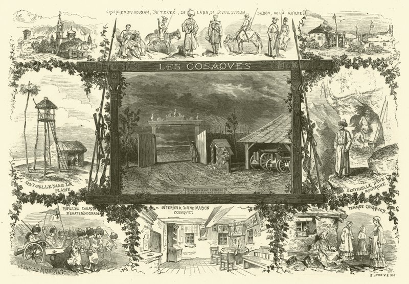 Rosja (grawerowanie) autorstwa Henri de (after) Montaut