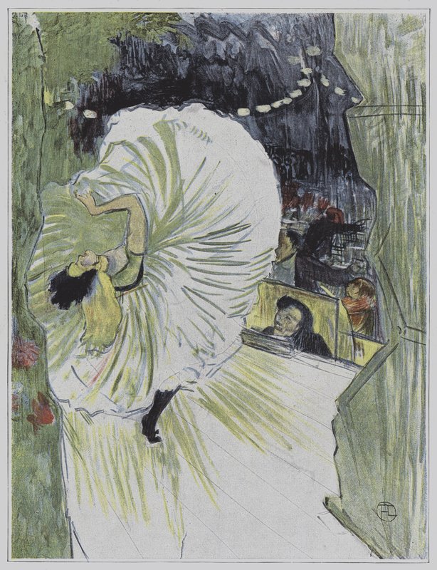 Ilustracja z Le Plaisir a Paris autorstwa Henri de Toulouse Lautrec