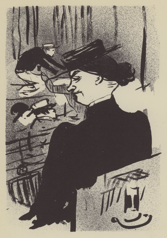 Widz autorstwa Henri de Toulouse Lautrec