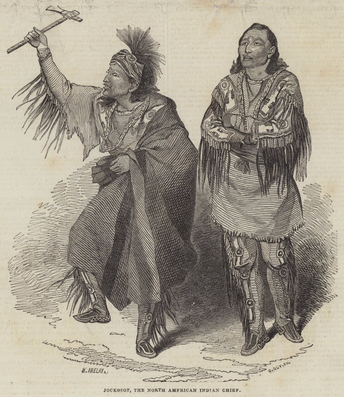 Jckosot, wódz Indian Ameryki Północnej autorstwa Henry Anelay