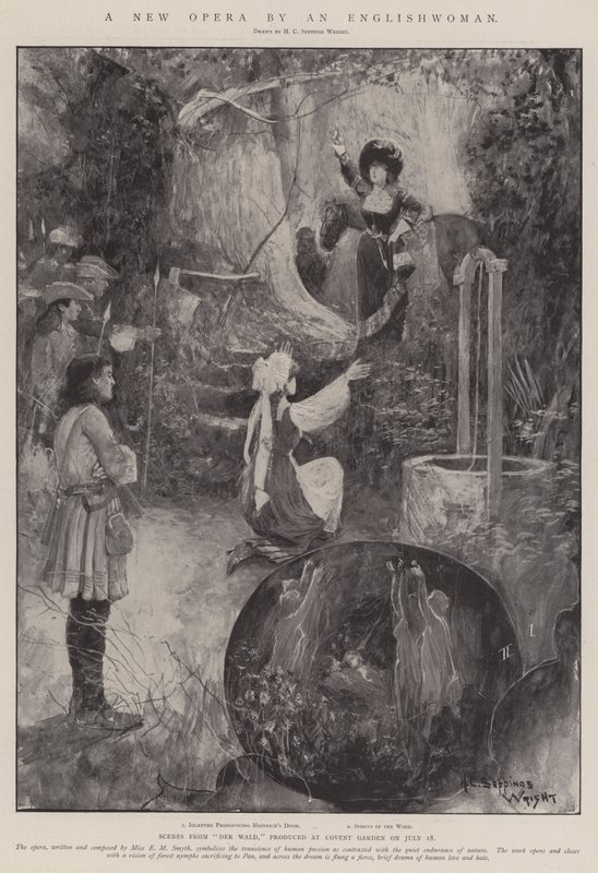 Nowa opera Angielki autorstwa Henry Charles Seppings Wright