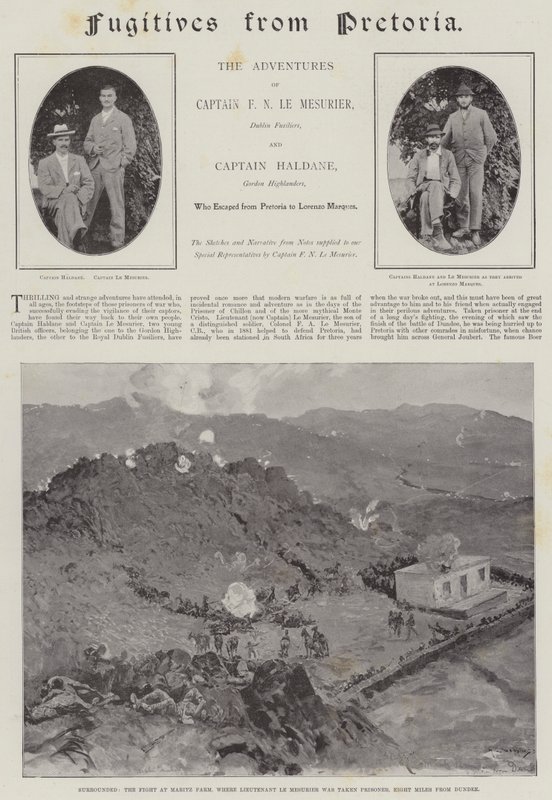 Uciekinierzy z Pretorii autorstwa Henry Charles Seppings Wright