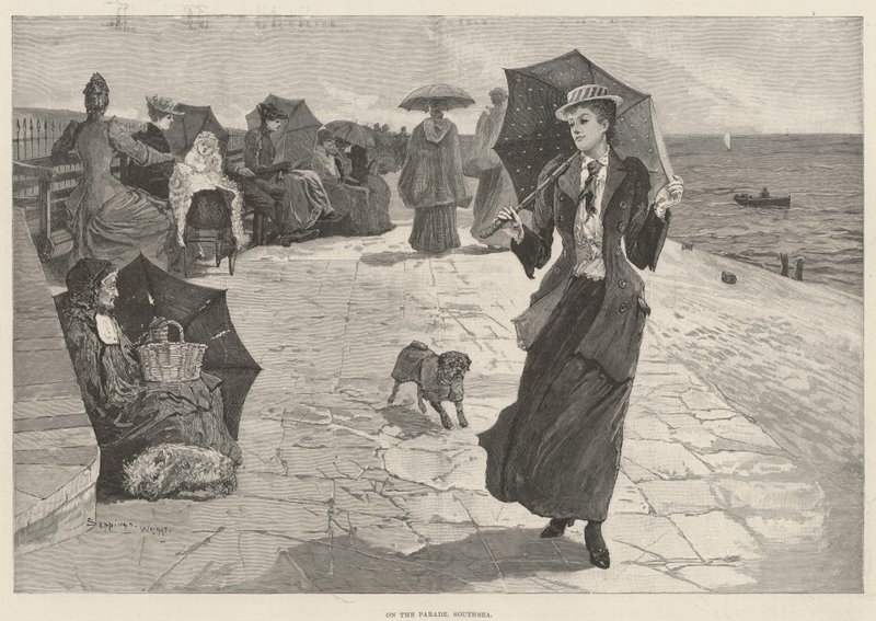 Na paradzie, Southsea autorstwa Henry Charles Seppings Wright