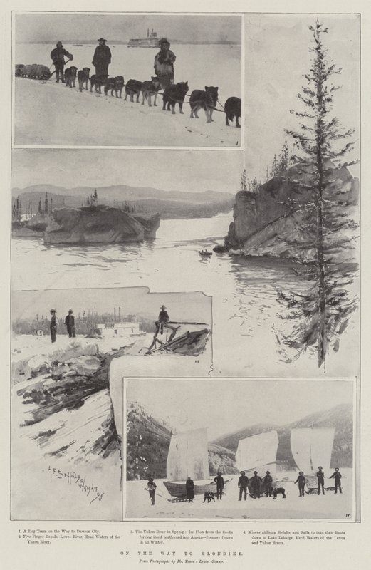 W drodze do Klondike autorstwa Henry Charles Seppings Wright