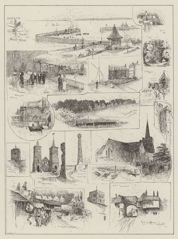 Ramsgate i Isle of Thanet jako kurort zimowy autorstwa Henry Charles Seppings Wright