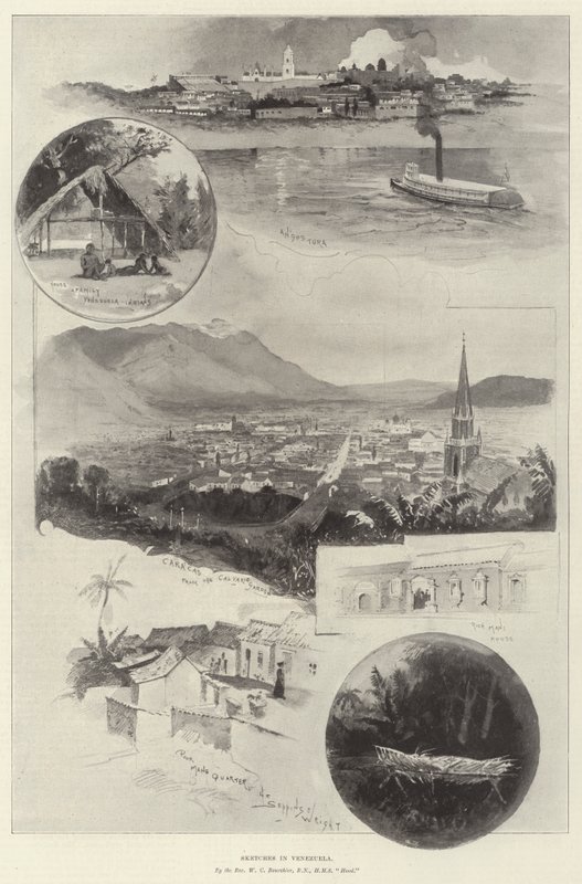 Szkice w Wenezueli autorstwa Henry Charles Seppings Wright