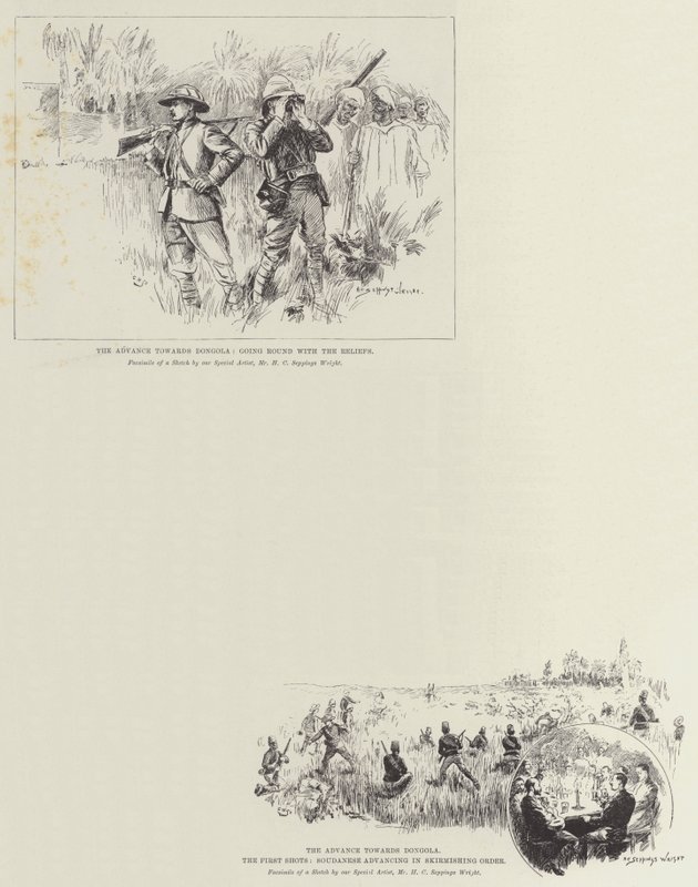 Szkice wojny Mahdystów autorstwa Henry Charles Seppings Wright