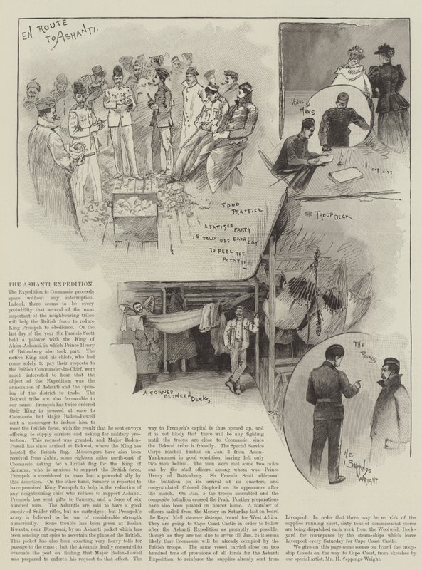Ekspedycja Aszanti autorstwa Henry Charles Seppings Wright