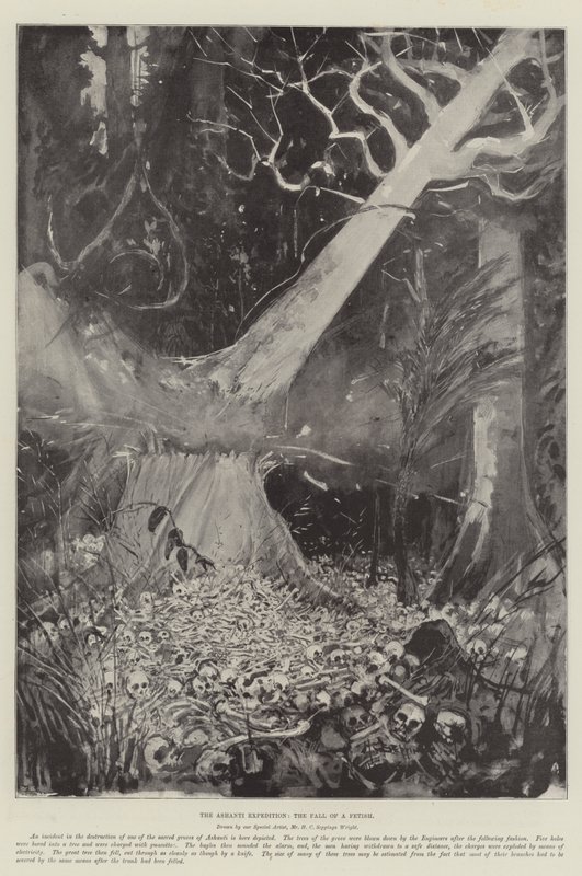 Ekspedycja Ashanti, upadek fetysza autorstwa Henry Charles Seppings Wright