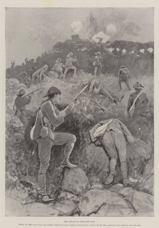 Atak na drzewo gry Fort autorstwa Henry Charles Seppings Wright