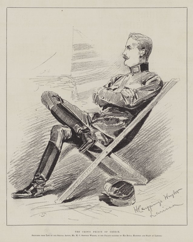 Książę koronny Grecji autorstwa Henry Charles Seppings Wright