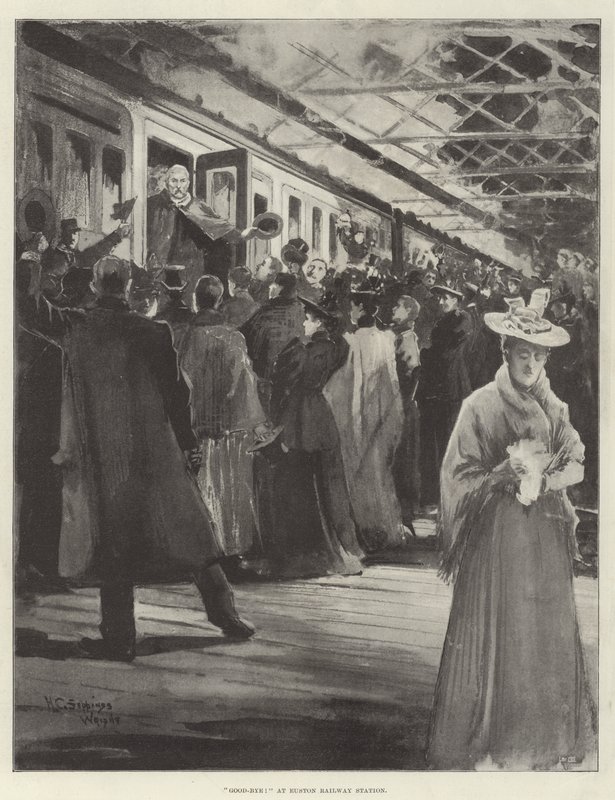 Wyjazd wojsk brytyjskich do Aszanti autorstwa Henry Charles Seppings Wright