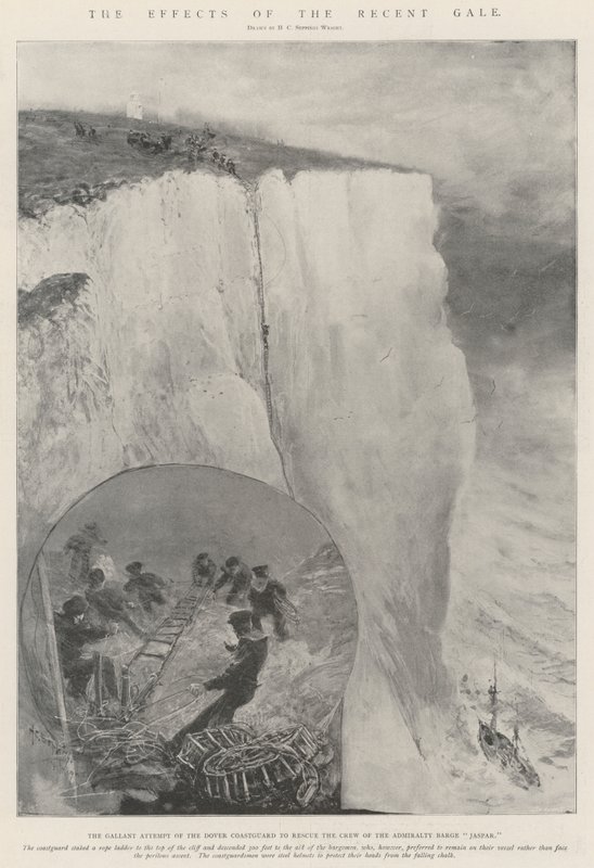 Skutki niedawnej wichury autorstwa Henry Charles Seppings Wright