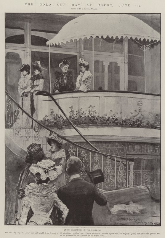 Dzień Złotego Pucharu w Ascot, 19 czerwca autorstwa Henry Charles Seppings Wright