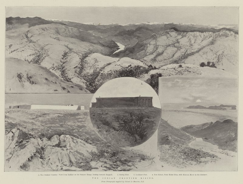 Powstanie indyjskiej granicy autorstwa Henry Charles Seppings Wright