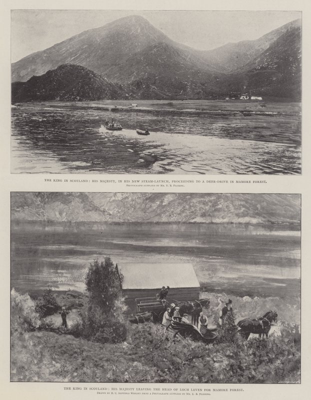 Król w Szkocji autorstwa Henry Charles Seppings Wright