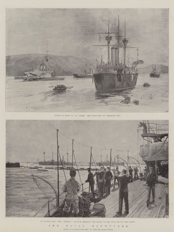 Manewry morskie autorstwa Henry Charles Seppings Wright