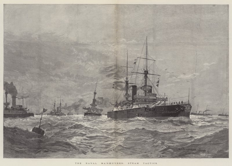 Manewry morskie, taktyka parowa autorstwa Henry Charles Seppings Wright
