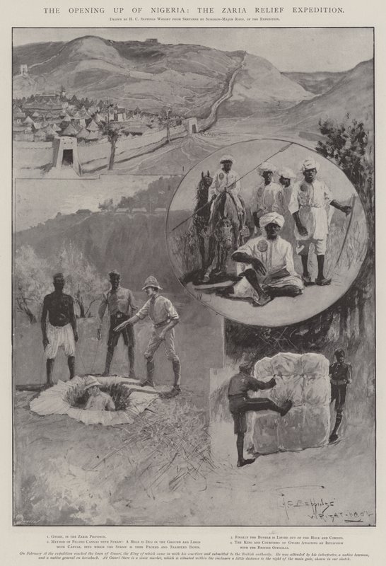 Otwarcie Nigerii, ekspedycja Zaria Relief autorstwa Henry Charles Seppings Wright