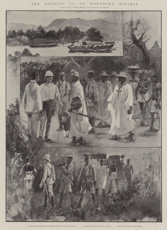 Otwarcie północnej Nigerii autorstwa Henry Charles Seppings Wright