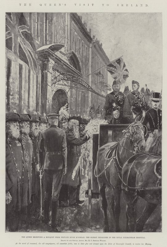 Wizyta królowej w Irlandii autorstwa Henry Charles Seppings Wright