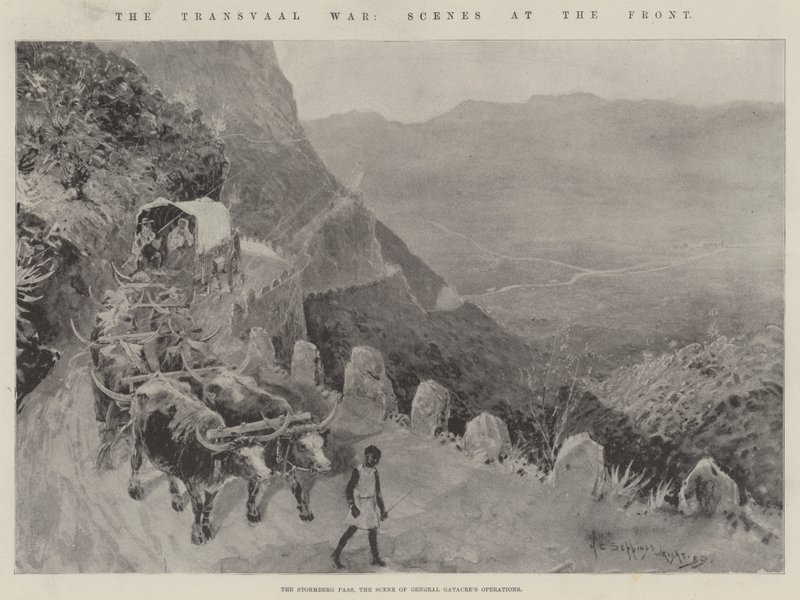 Wojna w Transwalu, sceny z frontu autorstwa Henry Charles Seppings Wright