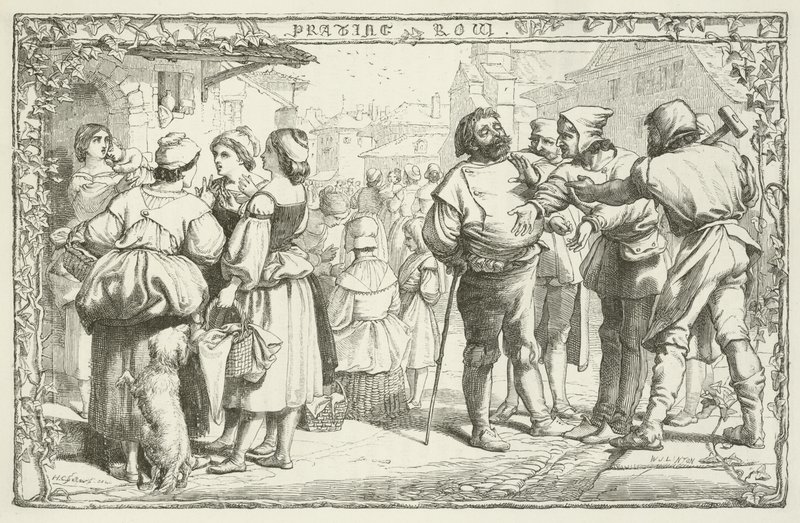 Ilustracja do "Wędrówki Pielgrzyma" Johna Bunyana autorstwa Henry Courtney Selous