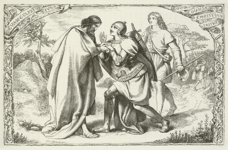 Ilustracja do Wędrówki Pielgrzyma autorstwa Johna Bunyan autorstwa Henry Courtney Selous